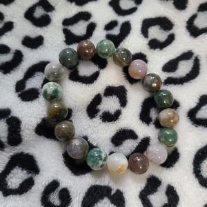 #5126 Mixed Stone 8mm Stretchy Bracelet 15cm